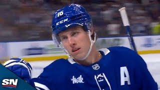 Mitch Marner Shows Off Speed To Extend Maple Leafs Lead vs Penguins [upl. by Nivak]