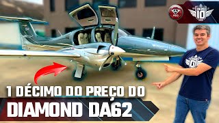 DIAMOND DA62  Como esse avião PODE CUSTAR POUCO [upl. by Marcille]