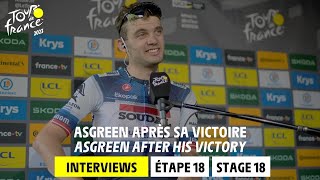 Asgreen Postrace interview  Stage 18  Tour de France 2023 [upl. by Vergos]