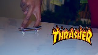 Thrasher Magazine but its Fingerboarding [upl. by Yemaj]