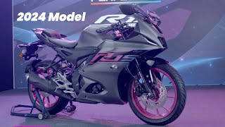 Finally 2024 Yamaha R15 V5 Launched💥  3 Big Updates  New Color  New Price  Yamaha R15 2024 Model [upl. by Burkhart]