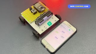 WiFi Control Smart Car Using ESP32  IoT [upl. by Basir]