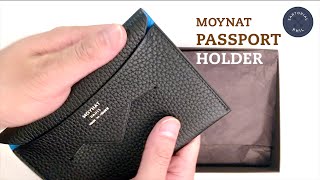 Moynat Paris Taurillon Leather Passport Holder [upl. by Aidua]