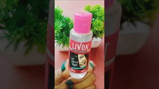 Livon hair serum for smooth hairviralvideo haircare youtubeshort review [upl. by Eiramnna]