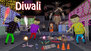 Gulli Bulli In Diwali  Diwali Ke Patakhe  Happy Diwali  Gulli Bulli  Make Joke Of Horror [upl. by Madlin256]