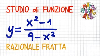 STUDIO DI FUNZIONE  funzione razionale fratta  FS75 [upl. by Patricia]