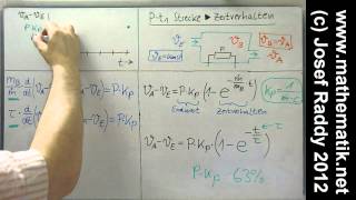 Zeitverhalten einer PT1 Regelstrecke durch DGL herleiten ► Durchlauferhitzer ► Teil 22 [upl. by Tillford658]