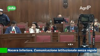 Nocera Inferiore Comunicazione istituzionale senza regole [upl. by Yeldua784]