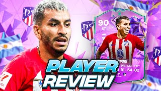 5⭐5⭐ 99 SHOOTING😱 90 EVOLUTIONS CORREA PLAYER REVIEW  FC 24 Ultimate Team [upl. by Adnilre]