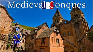 Conques France Aveyron Tourism Most Beautiful Medieval Village in France Best France Day Trip [upl. by Dugaid]