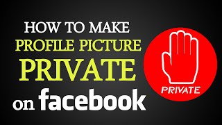 How To Make Facebook Profile Picture Private  Unclickable 2017 [upl. by Ahsimot]