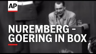 NUREMBERG  GOERING IN BOX  SOUND [upl. by Muire890]