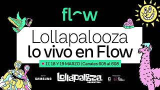 ¡Lollapalooza lo vivo en Flow 🤩 [upl. by Hayton]