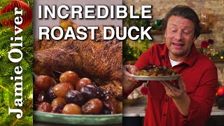 Incredible Roast Duck  Jamie Oliver [upl. by Poree]