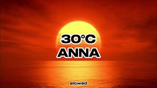 30°C SLOWED  ANNA  Italian Hits [upl. by Lindley]