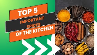 5 top healthy and most important kitchen spices spices shorts food fitness entertainment [upl. by Annais]