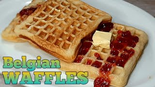 EASY BELGIAN WAFFLE RECIPE  Pinoy Style [upl. by Westerfield980]