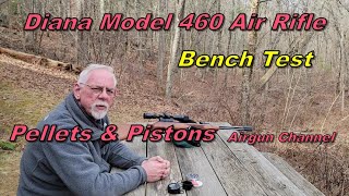 Diana 460 Magnum Air Rifle Bench Test [upl. by Barret]