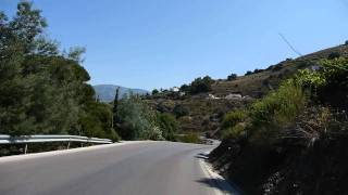 Drive up to Competa Spain [upl. by Ecirtnahs]