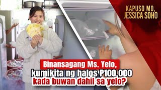 Binansagang Ms Yelo kumikita ng halos P100000 kada buwan dahil sa yelo  Kapuso Mo Jessica Soho [upl. by Aikimat]