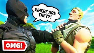 VOICE TROLLING as BATMAN Funny Fortnite Trolling [upl. by Yraht]