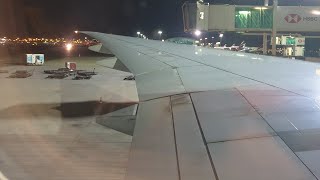 LOUD GE90115B Start Emirates Boeing 777300ER Pushback at Dubai [upl. by Mines]