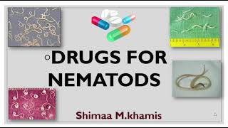 Revision ANTIhelminthic drugs  pharma of nematodes [upl. by Nuarb]