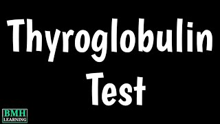 Thyroglobulin Test  Tg Tumor Marker Test [upl. by Adigirb168]