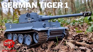 I bought a TANK  Heng Long 116 German Tiger 1 RC Tank Unboxing Review amp First Run [upl. by Atinihs]