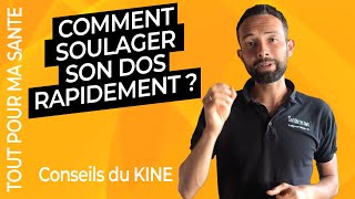 Comment soulager un lumbago rapidement  10 conseils Kiné [upl. by Rep]