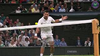 Somehow Novak Djokovic won this point  Wimbledon 2024 [upl. by Kleeman]