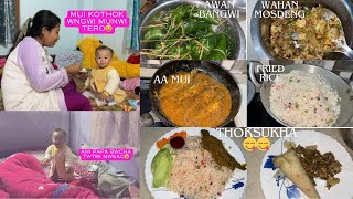 Awan bangwiwahan mosdeng🤤hoiro bwslwi bai aa mui😍songmani tei Fried rice khai chamani thoksukha😋😋 [upl. by Miquela955]