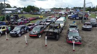 Huntingdon Fair  Demolition Derby before the action [upl. by Yoo]