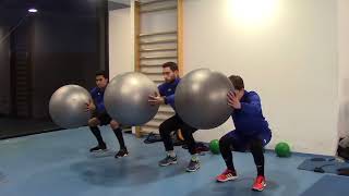 RS GIMNÁSTICA TORRELAVEGA  Entrenamiento de porteros en gimnasio [upl. by Nawed324]