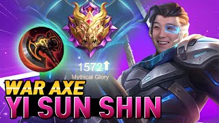 This build was overpowered for Yi Sun shin in Mythical Glory rank  Mobile Legends [upl. by Sprung774]