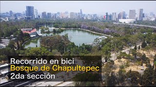 RECORRIDO EN BICI BOSQUE DE CHAPULTEPEC 2DA SECCIÓN  BICI VLOG 🚴‍♂️ [upl. by Assennej]