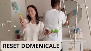 VLOG PULIZIE 🏠RESET DOMENICALE disinfettiamo tutto  Natalia Liberati [upl. by Nadab727]