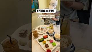 NYONYA CUISINE SPOTTED 🤩 foodie nyonya malaysianfood travelvlog fypyoutube food restaurant [upl. by Bergwall]