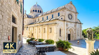 Sibenik Croatia 🇭🇷 4K Walking Tour 2023 [upl. by Roddie]