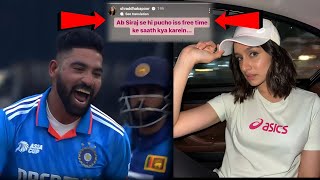 Shraddha Kapoor is not happy with Mohammad Sirajshe shares a hilarious message for Siraj siraj [upl. by Pessa467]