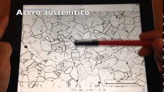 Tercer vídeo  Práctica Caracterización microestructural de materiales metálicos [upl. by Nahallac]