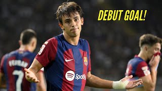 Joao Felix First Goal For Barcelona vs Real Betis [upl. by Brodie]