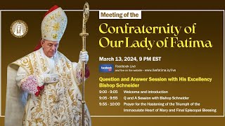 2024 March Meeting of the Confraternity of Our Lady of Fatima [upl. by Atiz]