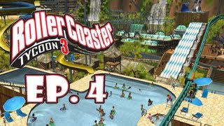 Roller Coaster Tycoon 3  Ep 4  Splitting Coaster [upl. by Enirolf]