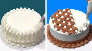 Top 10 Beautiful Cake Decorating Tutorials  Most Satisfying Chocolate Cake Decorating Ideas [upl. by Anilasor]