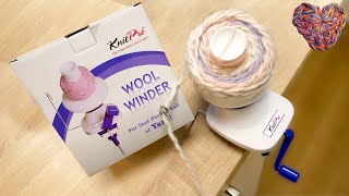 Wool Winder im Test  Woll Knäuel selber wickeln  Hilfe beim Stricken amp Häkeln [upl. by Rot140]