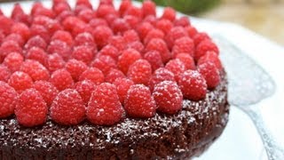 Dessert Recipe Flourless Chocolate Cake by Everyday Gourmet with Blakely [upl. by Garda]