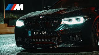 BMW M5 F90 COMPETITION  RAINY NIGHT  4K [upl. by Nadine]