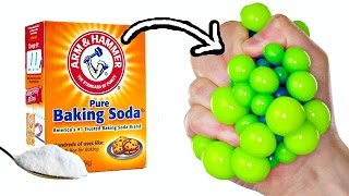 DIY STRESS BALLS with BAKING SODA  Things to do when youre bored this summer [upl. by Elleahcim738]