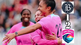 San Diego Wave FC Vs Bay FC Highlights  Friendly Game  Interviews Elyse Bennett⚽🥅 amp Maya Doms⚽🥅 [upl. by Rawley]